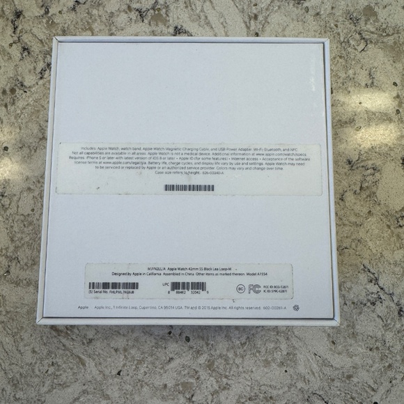 Apple Watch 1 Original 42mm Sports band Empty Box Square White Hard Plastic - Picture 4 of 11